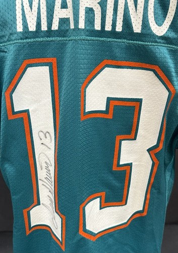 Dan Marino Signed Wilson Vintage Dolphins Authentic On Field Jersey Auto UDA HOF
