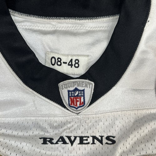 Trevor Pryce #90 signed game used Reebok 2008 Tag Patch Ravens Jersey Auto Coa