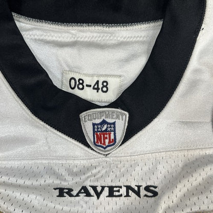 Trevor Pryce #90 signed game used Reebok 2008 Tag Patch Ravens Jersey Auto Coa