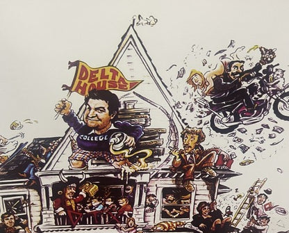 Stephen Furst Signed Animal House Framed Full Movie Poster Flounder Auto Pic COA