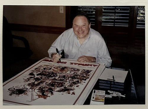 Stephen Furst Signed Animal House Framed Full Movie Poster Flounder Auto Pic COA