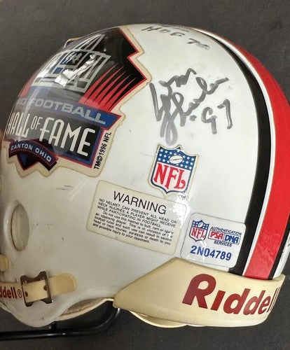 BILL WALSH & Don Shula Signed Nfl Mini Helmet Hof Auto Niners Dolphins Coach Psa