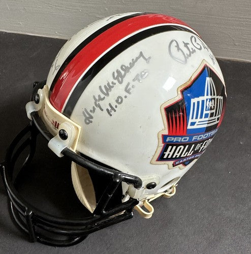 BILL WALSH & Don Shula Signed Nfl Mini Helmet Hof Auto Niners Dolphins Coach Psa