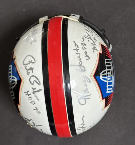 BILL WALSH & Don Shula Signed Nfl Mini Helmet Hof Auto Niners Dolphins Coach Psa