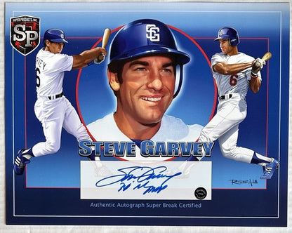 Steve Garvey Signed 11x14 Photo LA Dodgers 74 NL MVP Autograph Super Break COA