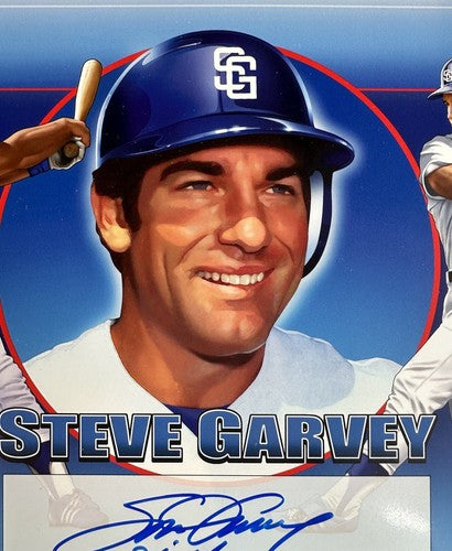 Steve Garvey Signed 11x14 Photo LA Dodgers 74 NL MVP Autograph Super Break COA