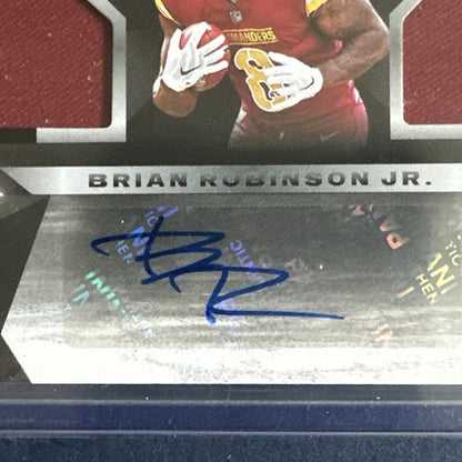 2022 Panini Black Brian Robinson Jr. Rookie Patch RPA /99 Commanders Sealed Mint