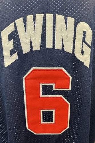 Patrick Ewing Mitchell & Ness Authentic USA Olympic Reversible Jersey #6 Size XL