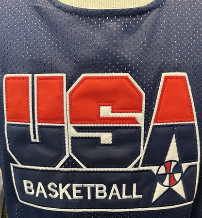 Patrick Ewing Mitchell & Ness Authentic USA Olympic Reversible Jersey #6 Size XL