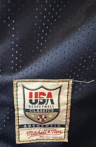 Patrick Ewing Mitchell & Ness Authentic USA Olympic Reversible Jersey #6 Size XL