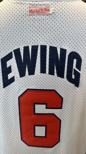 Patrick Ewing Mitchell & Ness Authentic USA Olympic Reversible Jersey #6 Size XL