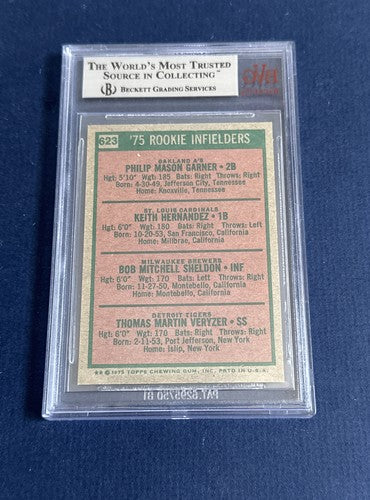 1975 Topps #623 Rookie Keith Hernandez RC Bvg 8.5 Mint + Centered Razor Sharp