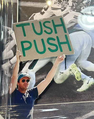 Philadelphia Eagles City of Brotherly Shove 3D Framed Photo Tush Push Hurts #1