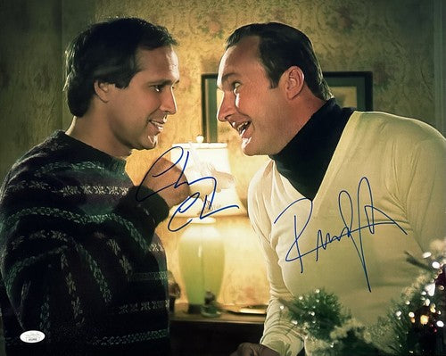 Chevy Chase Randy Quaid Signed 16x20 Framed Photo Christmas Vacation Auto JSA