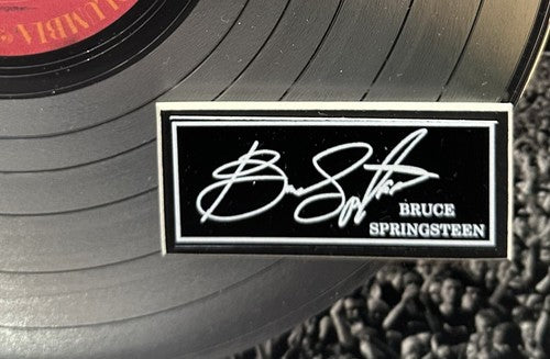 Bruce Springsteen The Boss Born In The USA Framed Platinum Record Facsimile Auto