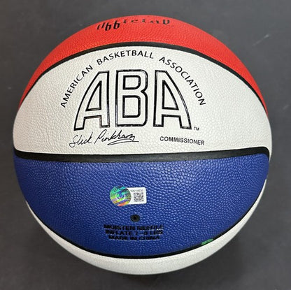 Julius Erving Dr J Nets signed ABA Official basketball 3x MVP 2x Champ Auto Bas