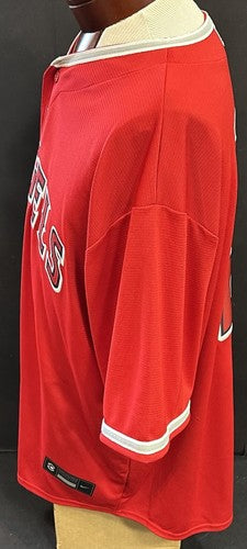 Mike Trout LA Angels Alternate Red Nike Jersey #27 Size 2XL Mint Licensed