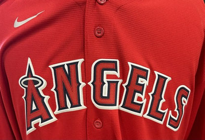 Mike Trout LA Angels Alternate Red Nike Jersey #27 Size 2XL Mint Licensed