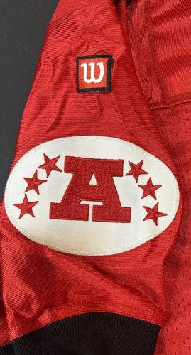 Keyshawn Johnson Jets AFC Wilson Authentic Game Used Issue Pro Bowl Patch Jersey