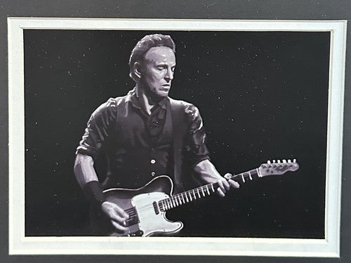 Bruce Springsteen Signed Framed Cut Darkness On The Edge of Town Record Auto PSA