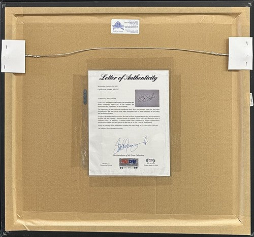 Bruce Springsteen Signed Framed Cut Darkness On The Edge of Town Record Auto PSA