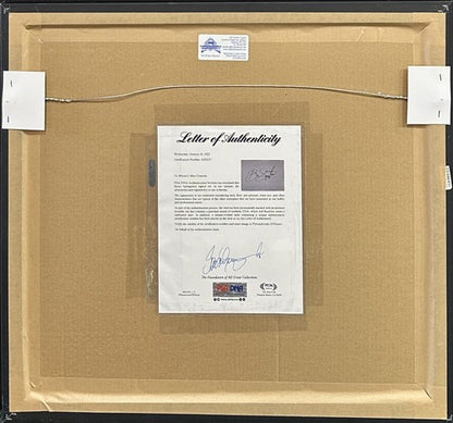 Bruce Springsteen Signed Framed Cut Darkness On The Edge of Town Record Auto PSA
