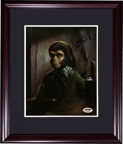 Kim Hunter ZIRA Planet of the Apes Signed 8x10  Photo Framed AUTOGRAPH PSA COA