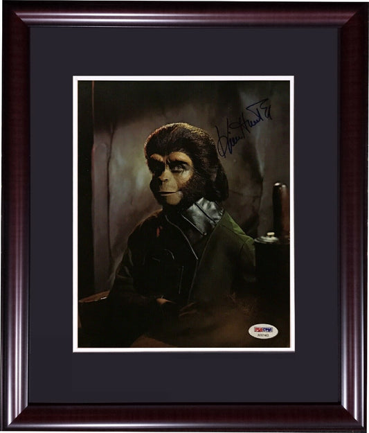 Kim Hunter ZIRA Planet of the Apes Signed 8x10  Photo Framed AUTOGRAPH PSA COA