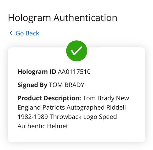 Tom Brady Signed Patriots Riddell Throwback Speed Authentic Helmet Auto Fanatics