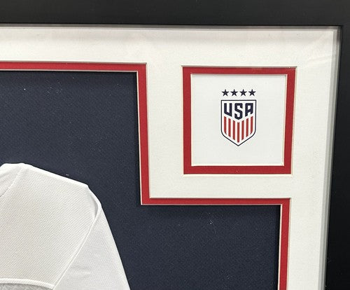 Alex Morgan Womens World Cup Signed USA Soccer Jersey Framed Autograph Steiner