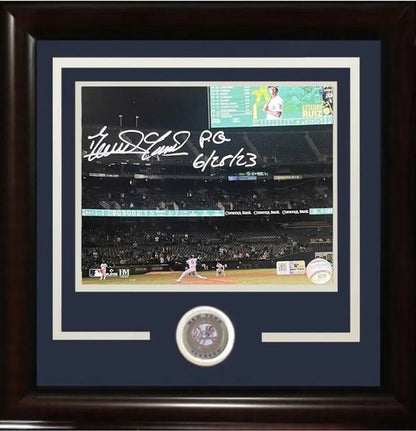 Domingo German Signed 8x10 Framed Photo NY Yankees Perfect Game Pg Auto Steiner