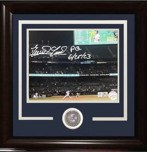 Domingo German Signed 8x10 Framed Photo NY Yankees Perfect Game Pg Auto Steiner