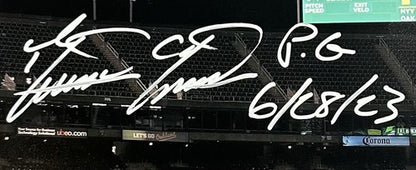 Domingo German Signed 8x10 Framed Photo NY Yankees Perfect Game Pg Auto Steiner