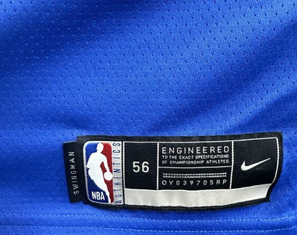Luka Doncic Blue Dallas Mavericks Nike Swingman Dri-Fit Jersey Size 56 XXL