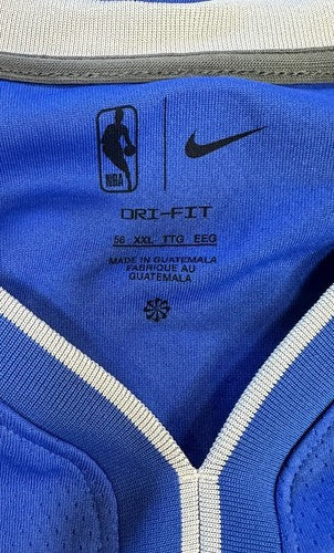 Luka Doncic Blue Dallas Mavericks Nike Swingman Dri-Fit Jersey Size 56 XXL