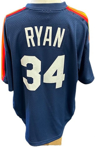 Nolan Ryan Houston Astros Mitchell & Ness 1988 Throwback Jersey #34 SZ 2XL HOF