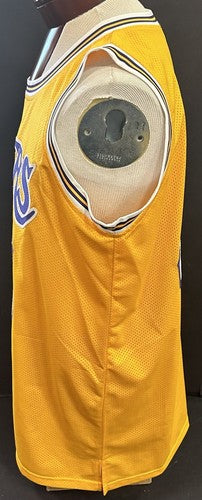 Jerry West Signed LA Lakers 5 Stat Jersey The Logo HOF All Star Autograph JSA