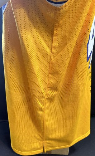Jerry West Signed LA Lakers 5 Stat Jersey The Logo HOF All Star Autograph JSA