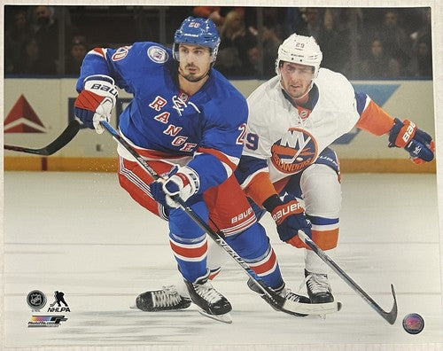 Chris Kreider Brock Nelson 16x20 Photo NY Islanders Rangers PhotoFile NHL