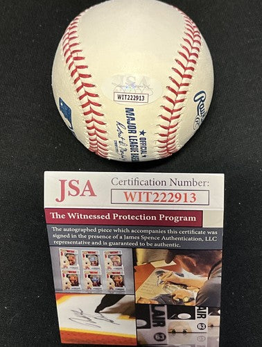 Brett Gardner Yankees Signed Official Mlb Baseball Mint Autograph #11 JSA Coa Mt