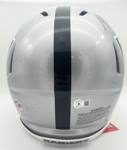 Davante Adams Signed Vegas Raiders Speed Authentic FS Helmet Autograph BAS COA