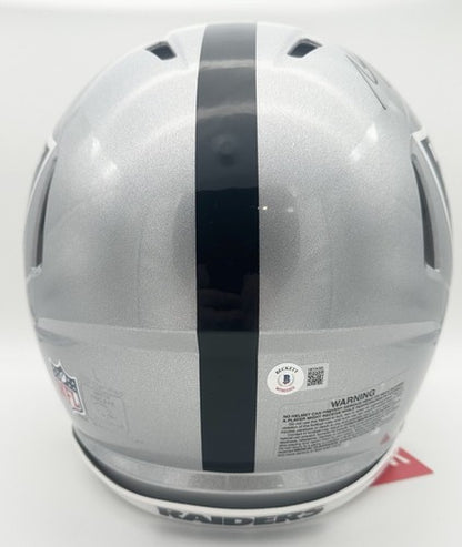 Davante Adams Signed Vegas Raiders Speed Authentic FS Helmet Autograph BAS COA