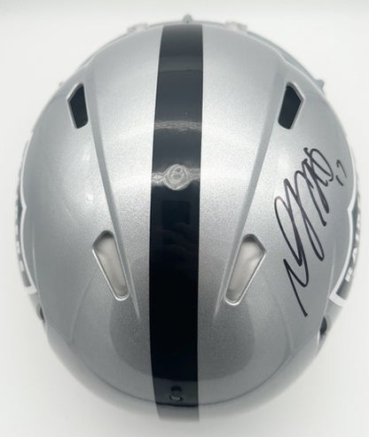 Davante Adams Signed Vegas Raiders Speed Authentic FS Helmet Autograph BAS COA