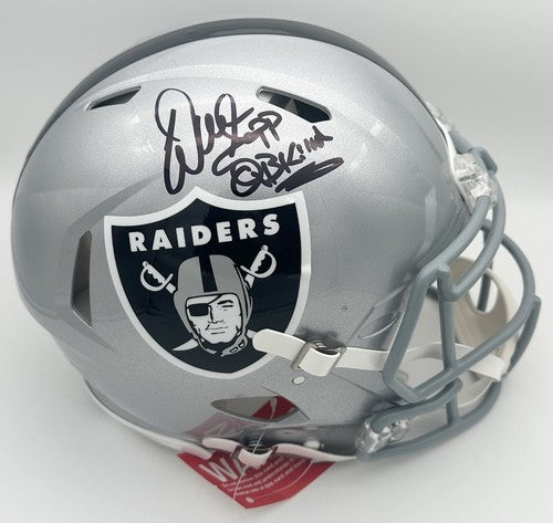 Warren Sapp Signed Raiders Speed Authentic FS Helmet QB Killa Autograph BAS COA
