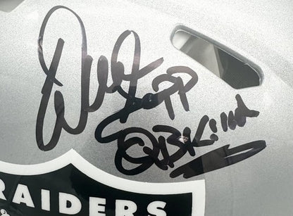 Warren Sapp Signed Raiders Speed Authentic FS Helmet QB Killa Autograph BAS COA