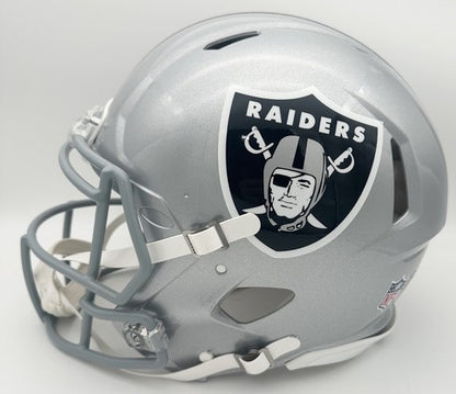 Warren Sapp Signed Raiders Speed Authentic FS Helmet QB Killa Autograph BAS COA