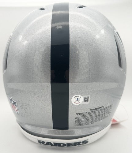 Warren Sapp Signed Raiders Speed Authentic FS Helmet QB Killa Autograph BAS COA