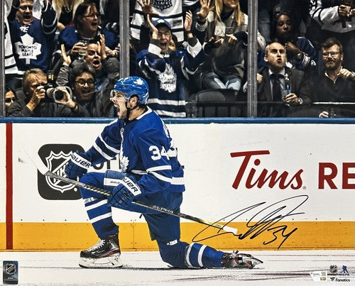 Auston Matthews Signed 16x20 Framed Photo Maple Leafs Autograph Fanatics COA