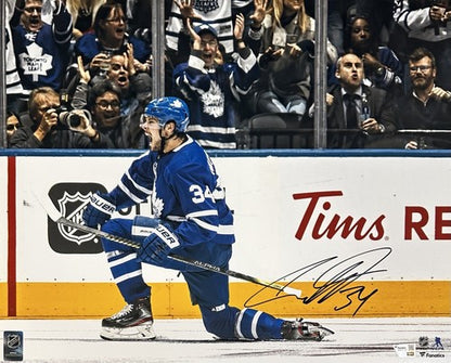 Auston Matthews Signed 16x20 Framed Photo Maple Leafs Autograph Fanatics COA