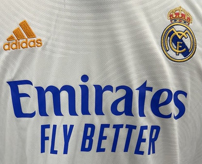 Vinicius Junior Signed Real Madrid White Adidas Jersey Autograph Fanatics BAS